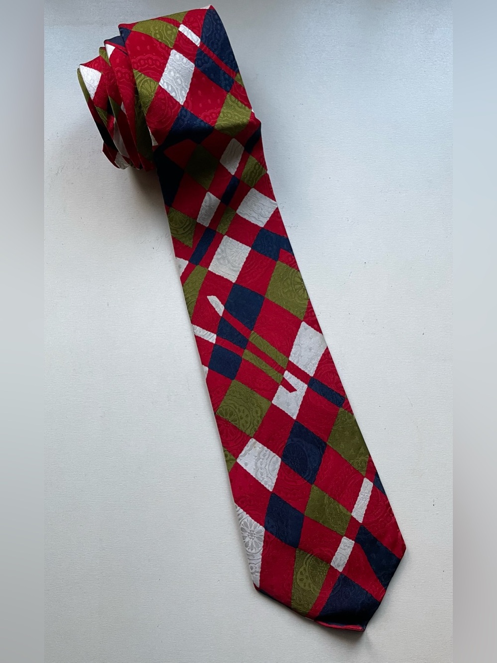 Vintage Adonis Isetan Tokyo Men’s Necktie Silk Tie